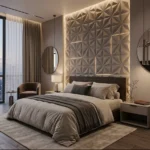 Bedroom_with_3D_wall_panels_