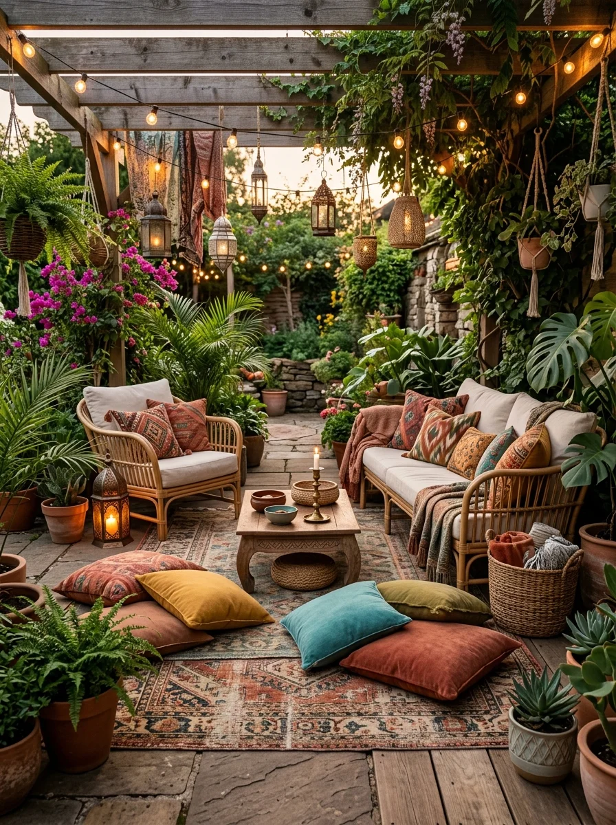 Cluster Potted Plants for Lush Layers