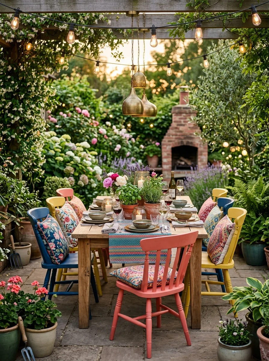 Set Up a Casual Outdoor Dining Nook