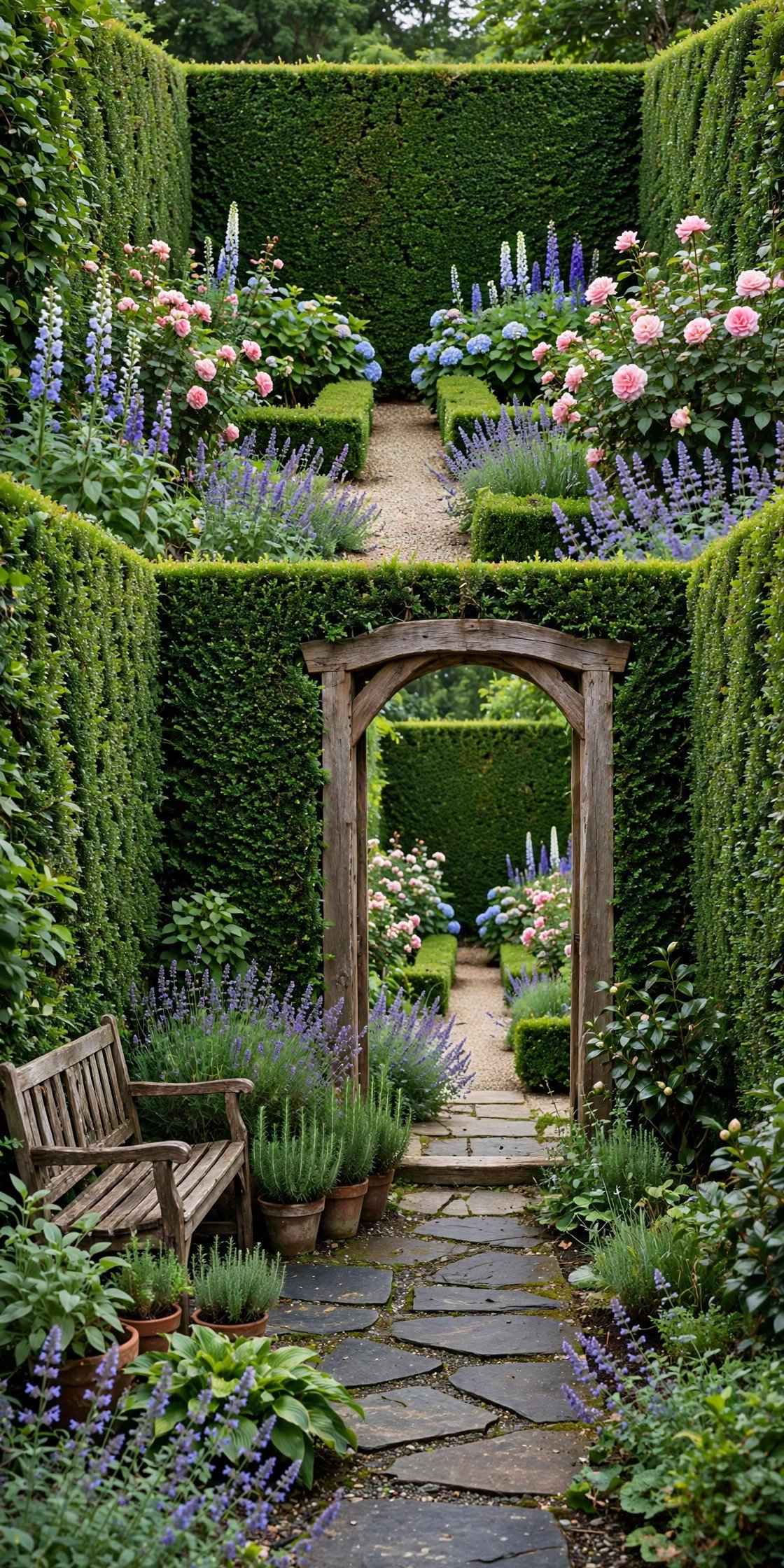 9. Create Distinct Garden Rooms