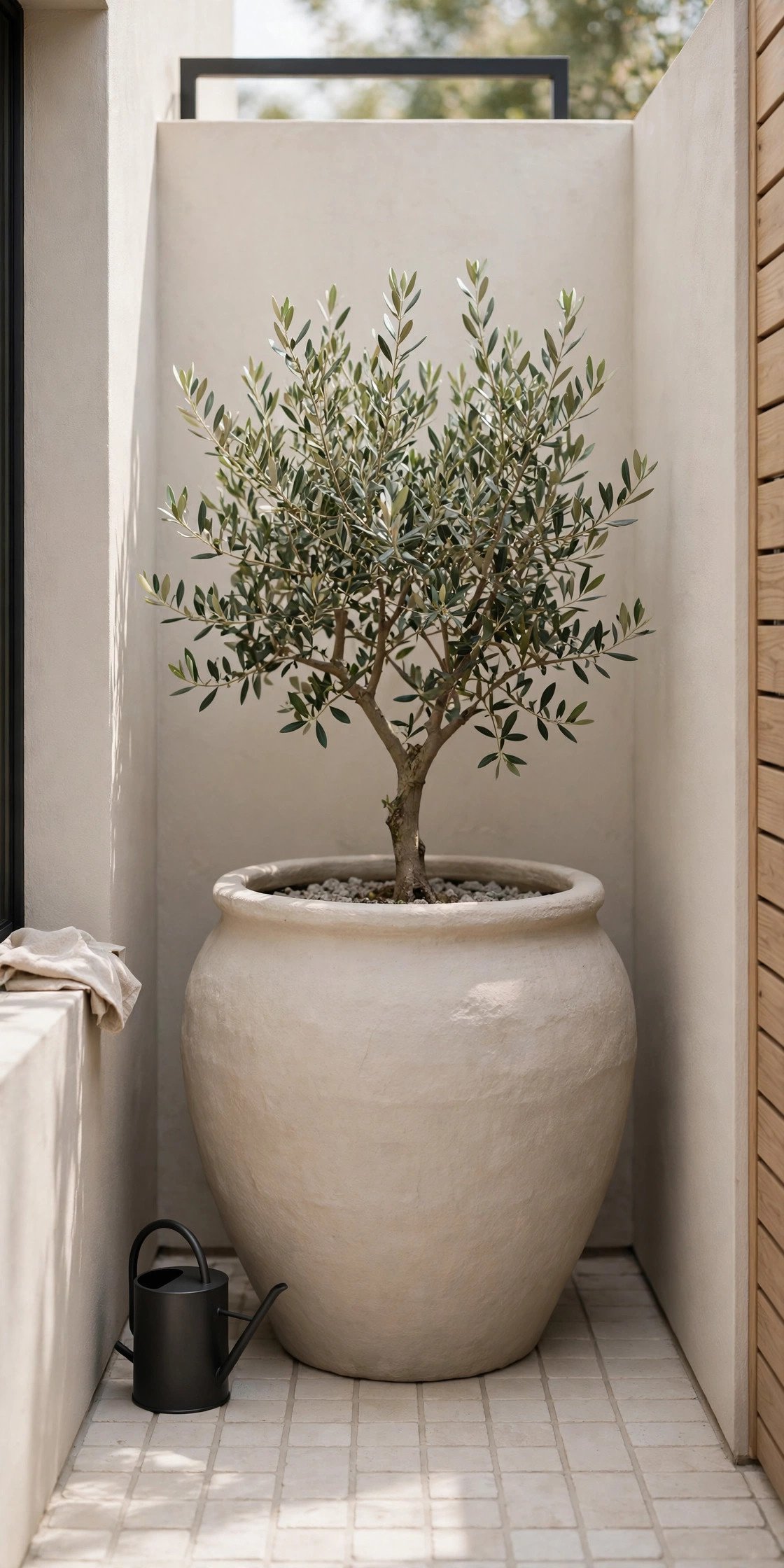 1. Go Big with One Oversized Planter