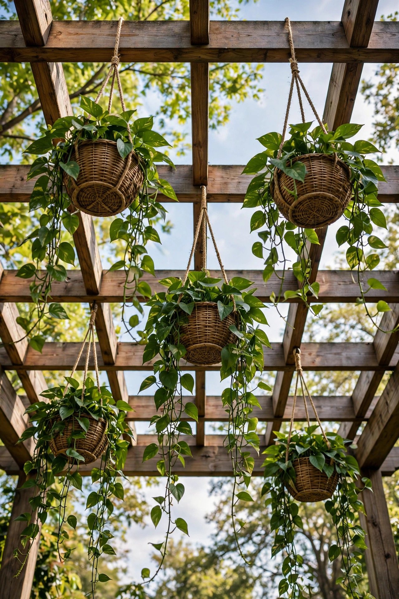 9. Hang Planters from Above